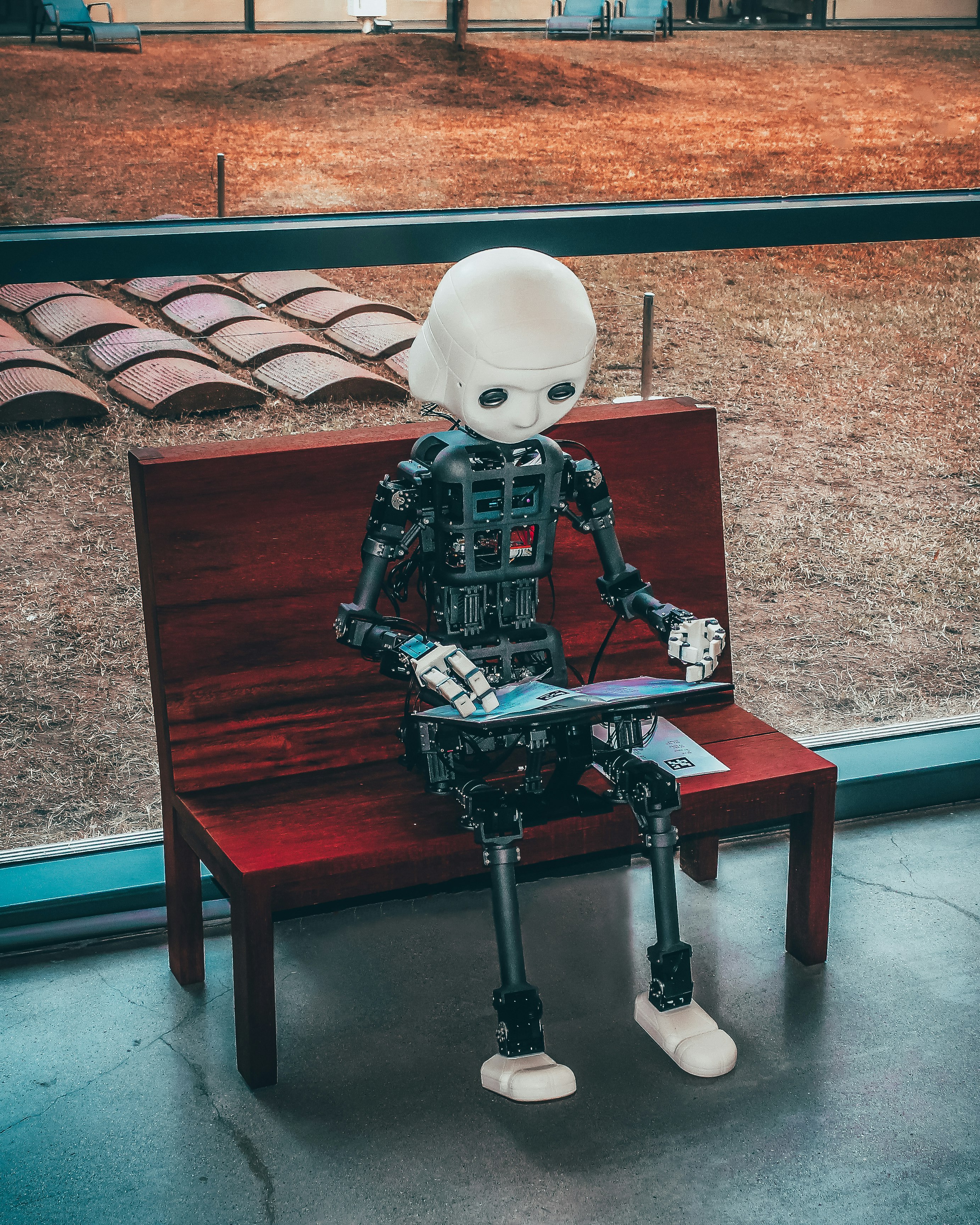 Server room with modern AI infrastructure